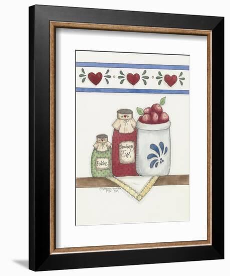 Strawberry Jam-Debbie McMaster-Framed Premium Giclee Print