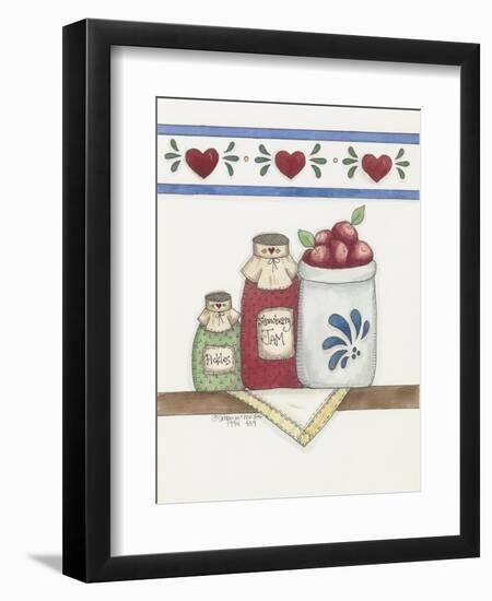 Strawberry Jam-Debbie McMaster-Framed Premium Giclee Print