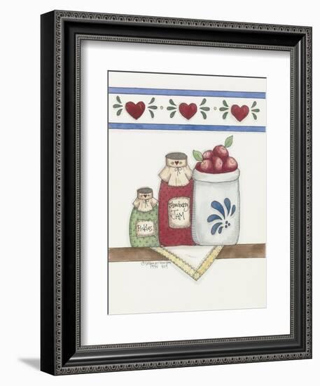 Strawberry Jam-Debbie McMaster-Framed Premium Giclee Print