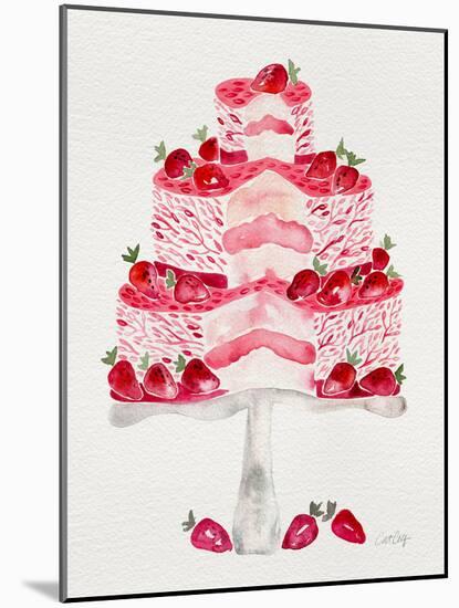 Strawberry Short Cake-Cat Coquillette-Mounted Giclee Print