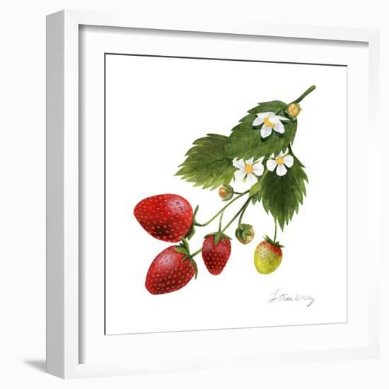 Strawberry Study II-Grace Popp-Framed Art Print