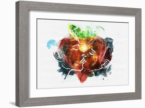 Strawberry Swing-Alex Cherry-Framed Art Print