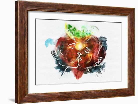 Strawberry Swing-Alex Cherry-Framed Art Print