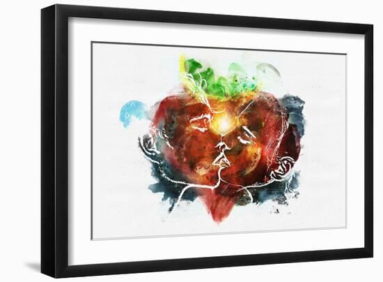 Strawberry Swing-Alex Cherry-Framed Art Print