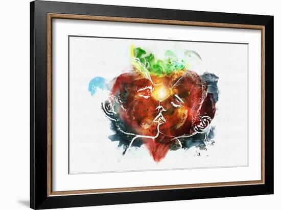 Strawberry Swing-Alex Cherry-Framed Art Print