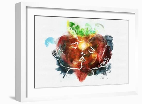 Strawberry Swing-Alex Cherry-Framed Art Print