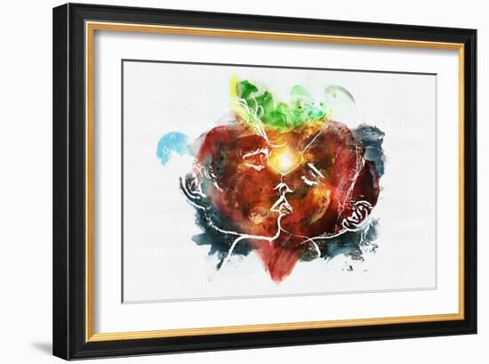 Strawberry Swing-Alex Cherry-Framed Art Print