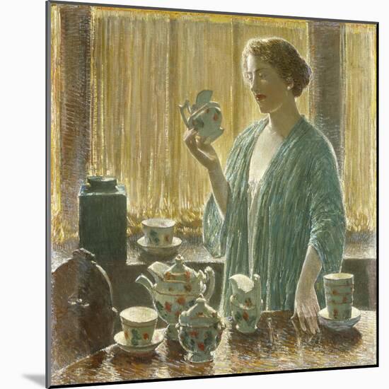 Strawberry Tea Set, 1912-Childe Hassam-Mounted Giclee Print