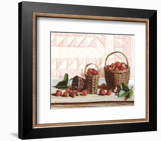 Strawberry Time-Pauline Eblé Campanelli-Framed Art Print