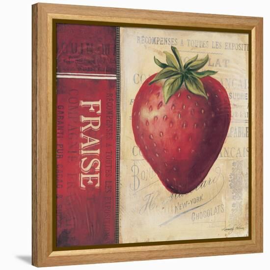 Strawberry-Kimberly Poloson-Framed Stretched Canvas