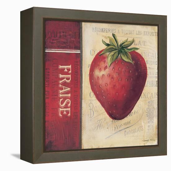 Strawberry-Kimberly Poloson-Framed Stretched Canvas