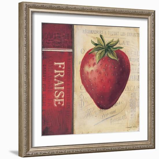 Strawberry-Kimberly Poloson-Framed Art Print