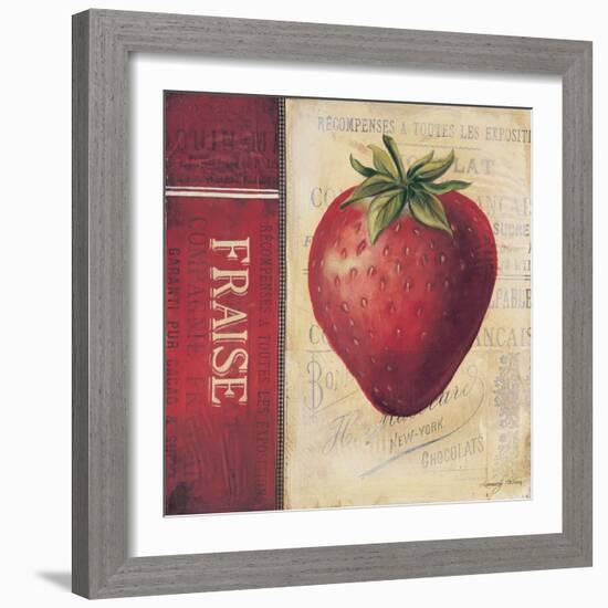 Strawberry-Kimberly Poloson-Framed Art Print