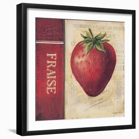 Strawberry-Kimberly Poloson-Framed Art Print