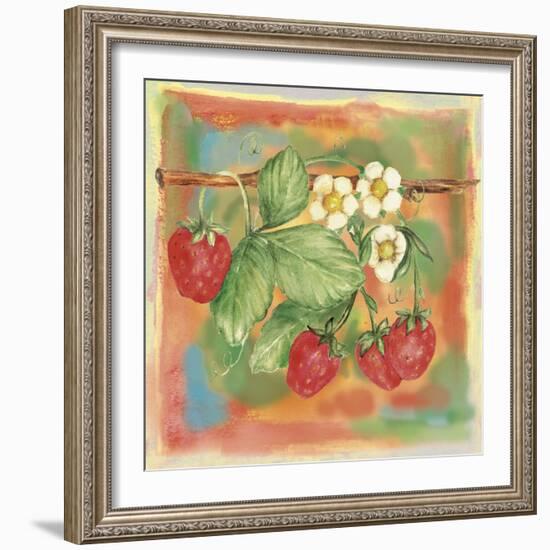 Strawberry-Maria Trad-Framed Giclee Print