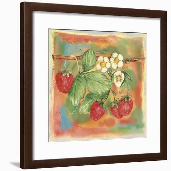 Strawberry-Maria Trad-Framed Giclee Print