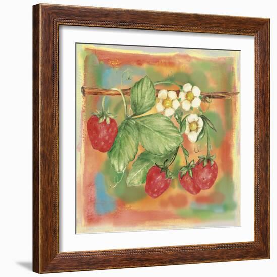 Strawberry-Maria Trad-Framed Giclee Print