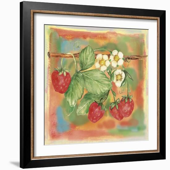 Strawberry-Maria Trad-Framed Giclee Print