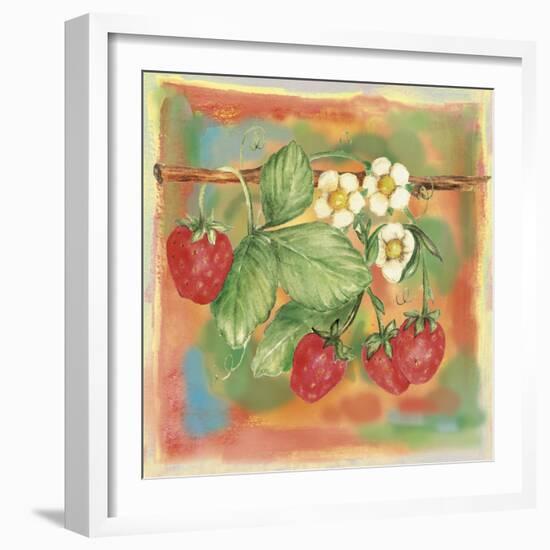 Strawberry-Maria Trad-Framed Giclee Print