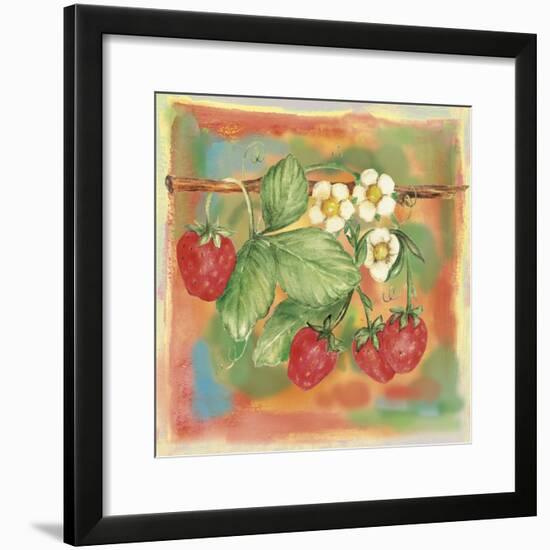 Strawberry-Maria Trad-Framed Giclee Print