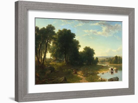 Strawberrying, 1854-Asher Brown Durand-Framed Giclee Print