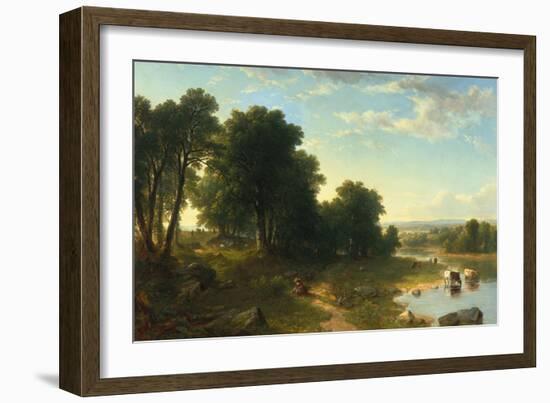 Strawberrying, 1854-Asher Brown Durand-Framed Giclee Print