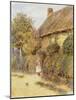 Straying-Helen Allingham-Mounted Giclee Print