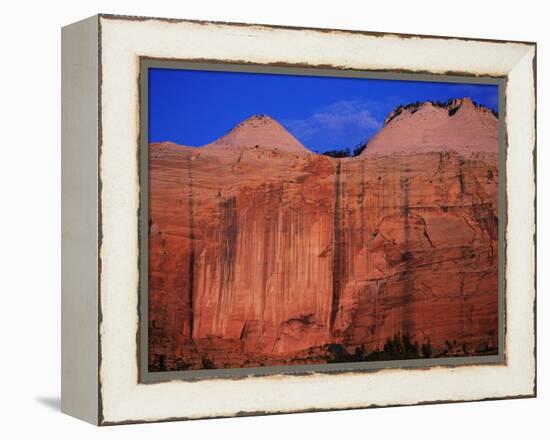 Streaked Wall and Beehives at Sunrise-Bill Ross-Framed Premier Image Canvas