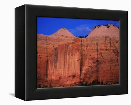 Streaked Wall and Beehives at Sunrise-Bill Ross-Framed Premier Image Canvas