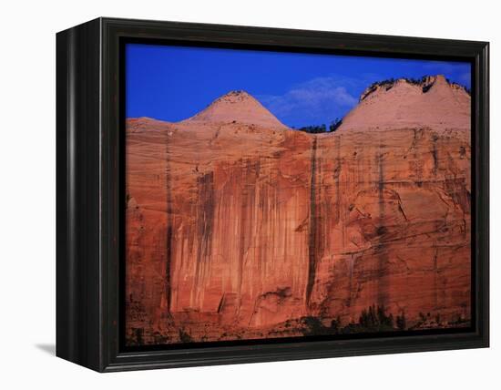 Streaked Wall and Beehives at Sunrise-Bill Ross-Framed Premier Image Canvas