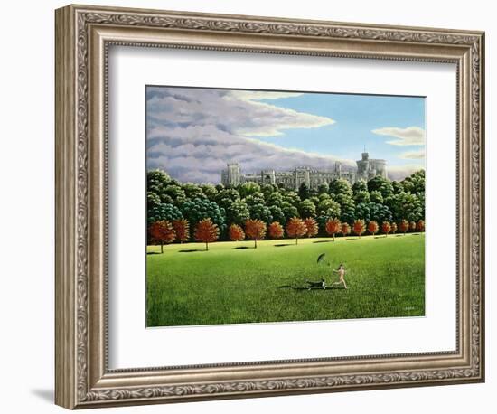 Streaking at Windsor Castle, 1988-Liz Wright-Framed Giclee Print