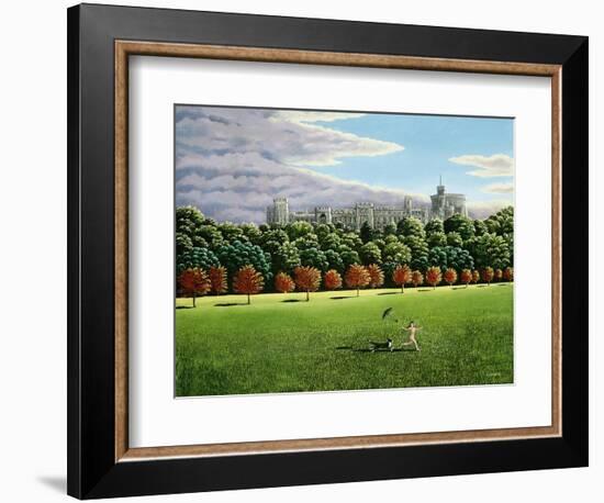 Streaking at Windsor Castle, 1988-Liz Wright-Framed Giclee Print