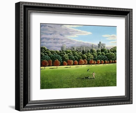 Streaking at Windsor Castle, 1988-Liz Wright-Framed Giclee Print