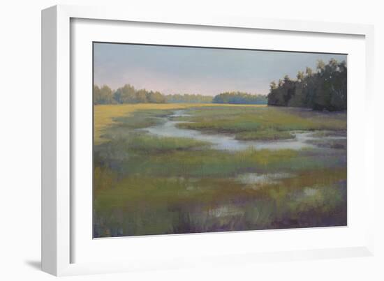 Stream and Sky Countryside-Jill Schultz McGannon-Framed Art Print