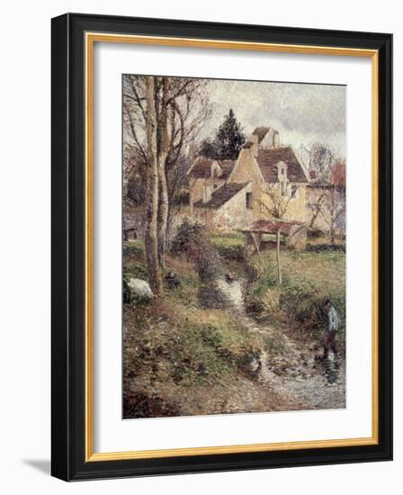 Stream at Osny-Camille Pissarro-Framed Giclee Print