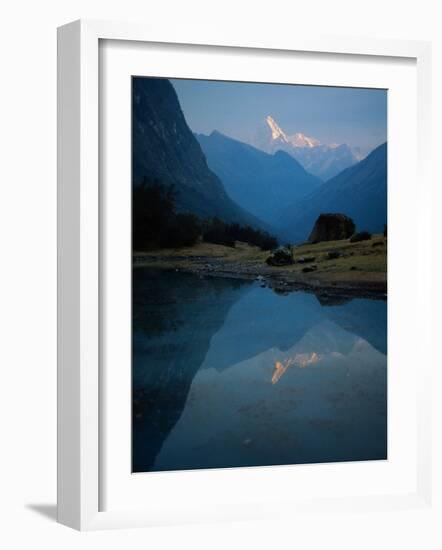 Stream by River, Cordillera Blanca, Peru-Mitch Diamond-Framed Photographic Print