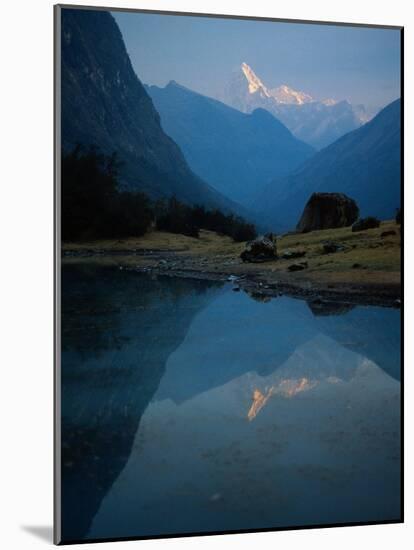 Stream by River, Cordillera Blanca, Peru-Mitch Diamond-Mounted Photographic Print