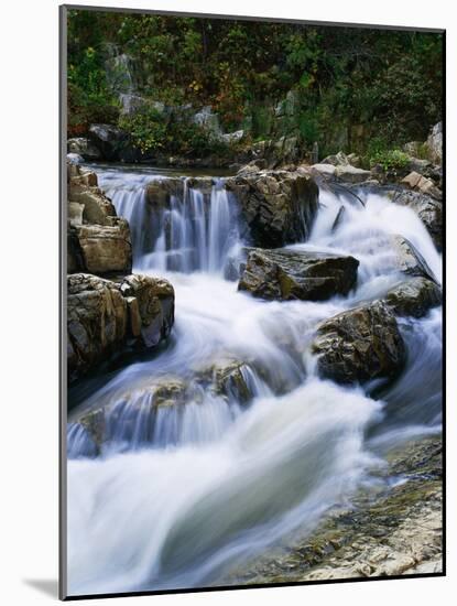 Stream Cascading over Boulders-Perry Mastrovito-Mounted Photographic Print