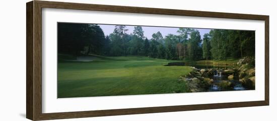 Stream in a Golf Course, Laurel Valley Golf Club, Ligonier, Pennsylvania, USA-null-Framed Photographic Print