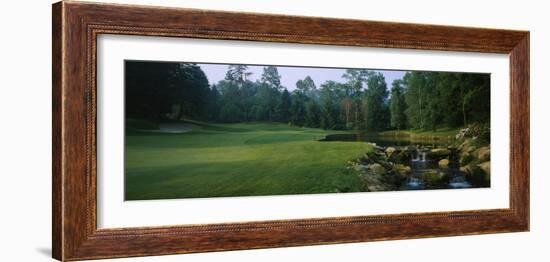 Stream in a Golf Course, Laurel Valley Golf Club, Ligonier, Pennsylvania, USA-null-Framed Photographic Print