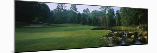 Stream in a Golf Course, Laurel Valley Golf Club, Ligonier, Pennsylvania, USA-null-Mounted Photographic Print