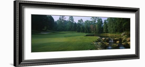 Stream in a Golf Course, Laurel Valley Golf Club, Ligonier, Pennsylvania, USA-null-Framed Photographic Print