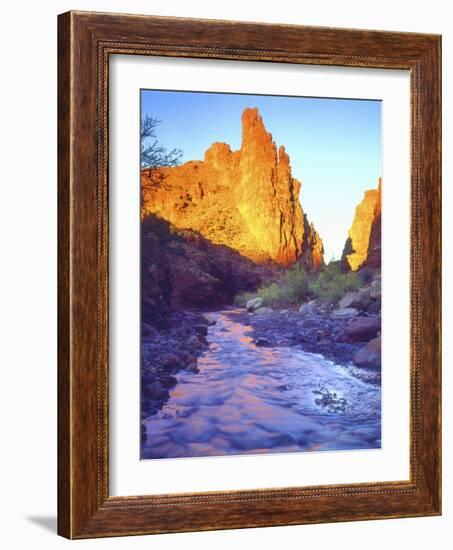 Stream Near Fisher Towers, Utah, USA-Christopher Talbot Frank-Framed Photographic Print