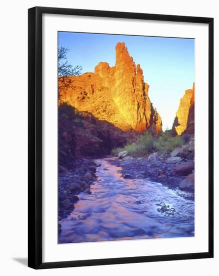 Stream Near Fisher Towers, Utah, USA-Christopher Talbot Frank-Framed Photographic Print