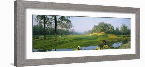 Stream on a Golf Course, Haile Plantation, Gainesville, Florida, USA-null-Framed Photographic Print