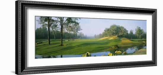 Stream on a Golf Course, Haile Plantation, Gainesville, Florida, USA-null-Framed Photographic Print