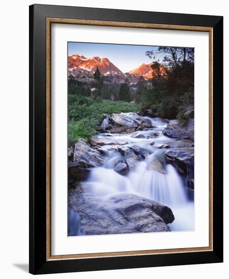 Stream Runs Through Lamoille Canyon in the Ruby Mountains, Nevada, Usa-Dennis Flaherty-Framed Photographic Print