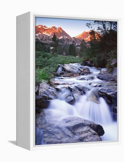 Stream Runs Through Lamoille Canyon in the Ruby Mountains, Nevada, Usa-Dennis Flaherty-Framed Premier Image Canvas