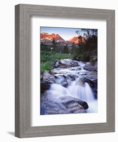 Stream Runs Through Lamoille Canyon in the Ruby Mountains, Nevada, Usa-Dennis Flaherty-Framed Photographic Print