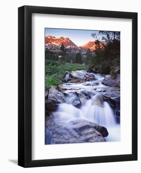 Stream Runs Through Lamoille Canyon in the Ruby Mountains, Nevada, Usa-Dennis Flaherty-Framed Photographic Print